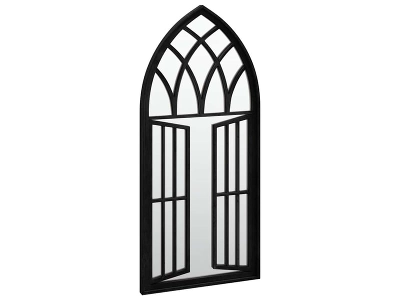  Miroir, miroir décoratif noir 100x45 cm fer pour utilisation à l'intérieur cf62891  - Conforama C