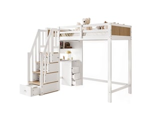 Lit mezzanine 90x200 cm VIVRYN   coloris bicolore