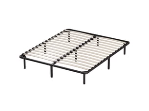 Lit avec rangement 160x190 cm <strong></strong> <strong></strong> coloris noir