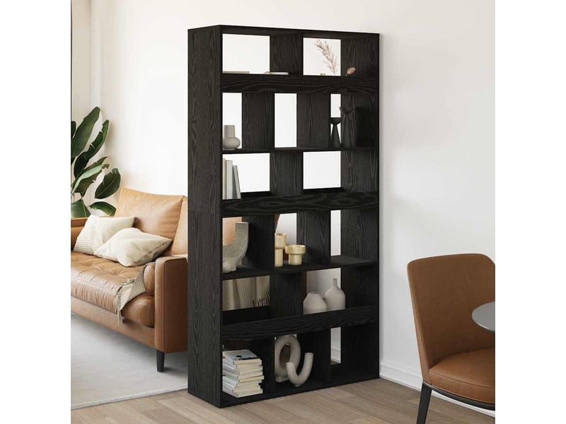 Bibliothèque, armoire à livres 15 niveaux 100 x 33 x 93,75 cm bois d'ingénierie - Conforama B