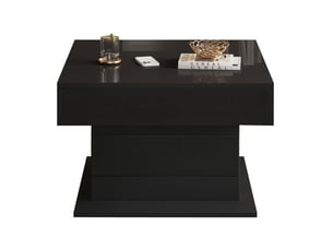 Table basse carré(e) coloris noir <strong>HAUSS SPOLE</strong> <strong></strong> - 70 cmx70 cm