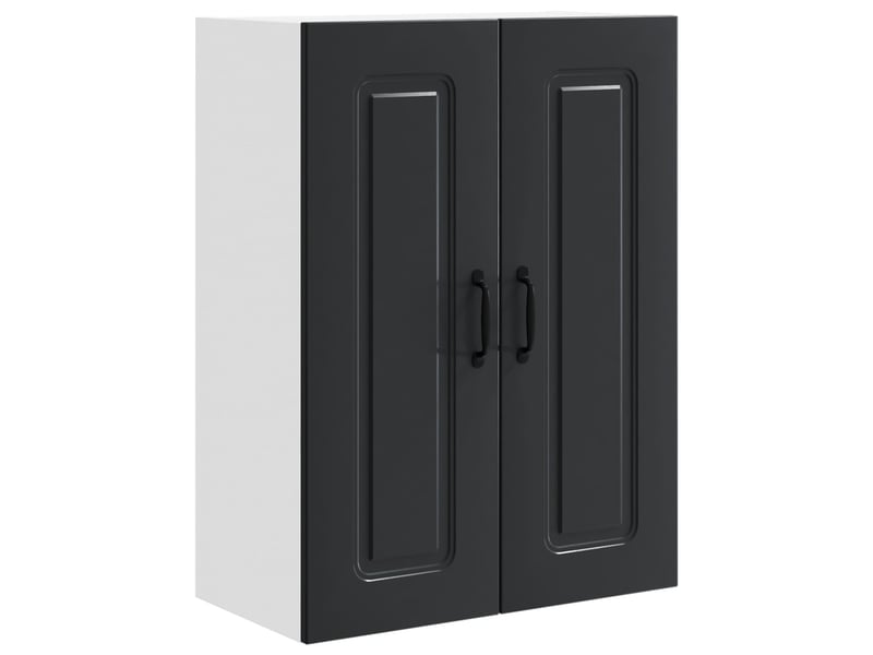  Meuble mural de cuisine | armoire de cuisine noir 60x31x80cm shl7266  - Conforama A