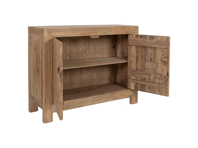  Buffet en bois beige 116x39x90 cm h  - Conforama E