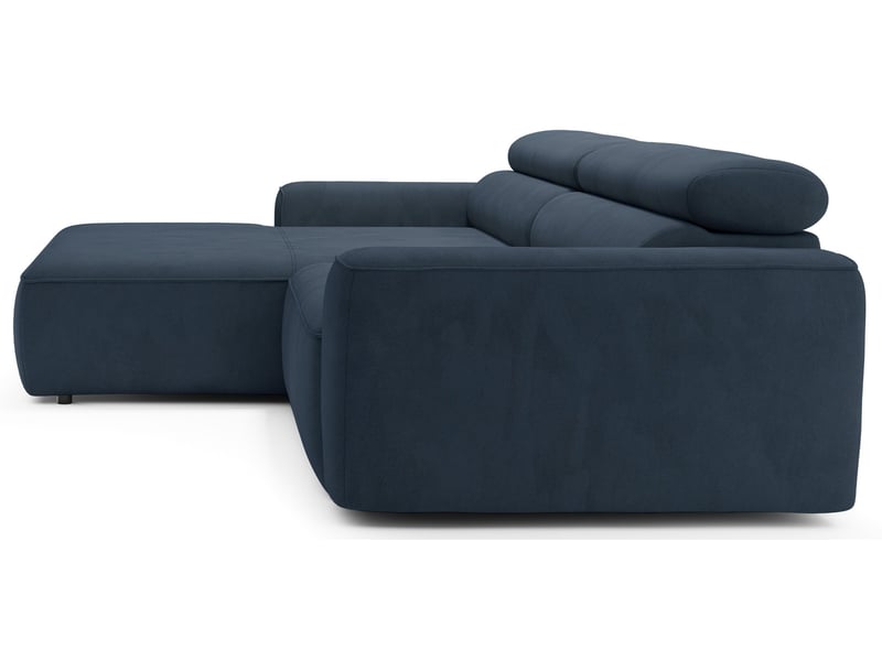  Selsey fando - canapé d'angle - 252 cm - velours bleu Fando - Conforama E
