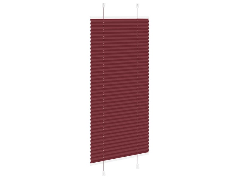 Store plissé, store de fenêtre rouge bordeaux 65x150 cm largeur du tissu 64,4 cm cf47049 - Conforama D