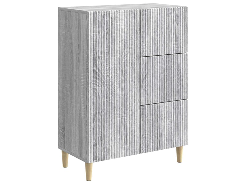 Buffet - bahut - meuble de rangement sonoma gris 66 x 34,5 x 90 cm bois d'ingénierie - Conforama A