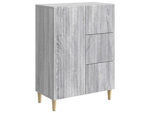 Buffet - bahut - meuble de rangement sonoma gris 66 x 34,5 x 90 cm bois d'ingénierie