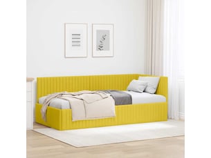 Lit simple 90x200 cm    coloris jaune