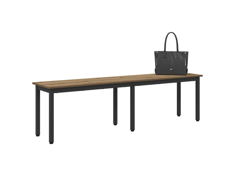  Banc d'entrée, banc d'intérieur chêne artisan 160x35x45 cm bois d'ingénierie  - Conforama C