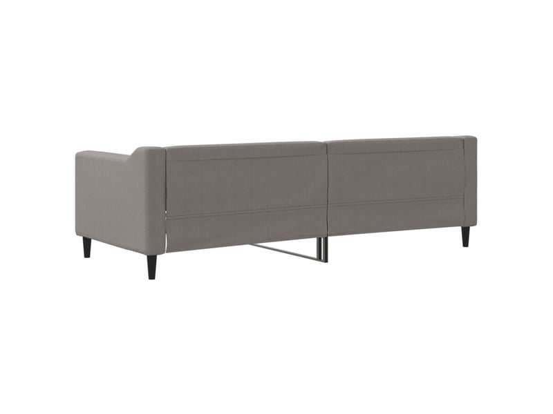  Lit simple- lit adulte -  lit de repos sans matelas taupe 80x200 cm tissu  - Conforama D