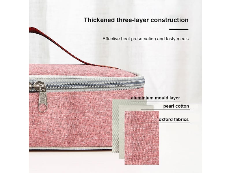 Sac isotherme rectangulaire portable boîte repas thermique lunch bag compact isolation alimentaire transport cuisine - Conforama E