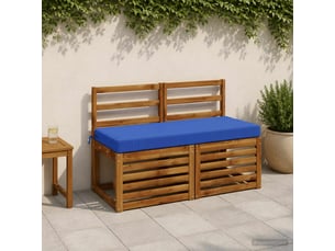 Coussin de banc, coussin d'assise, coussin de canapé soest 100 % polyester bleu royal cf53150