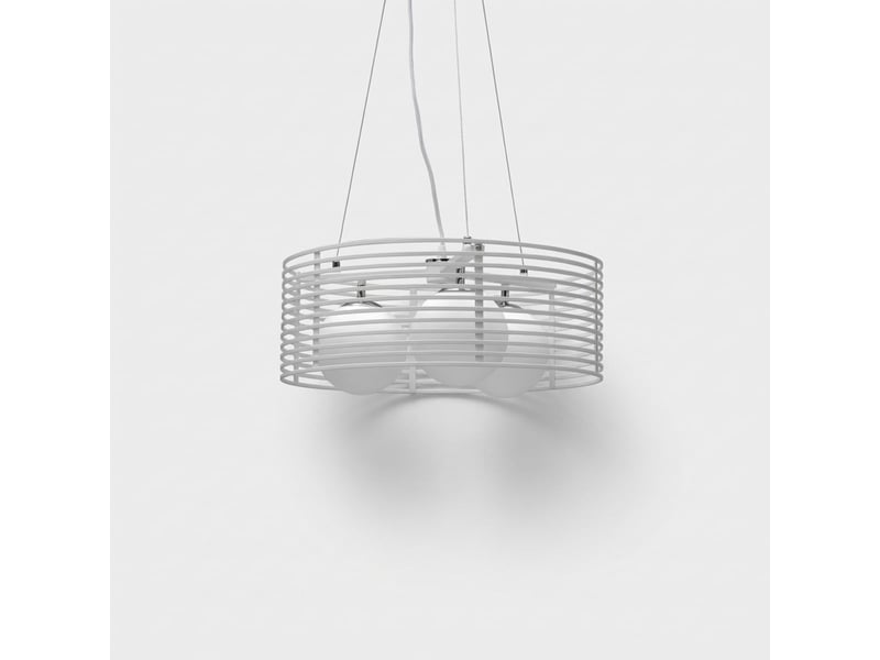  Suspension design moderne avec abat-jour en métal jail  - Conforama A