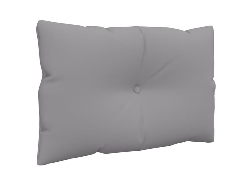  Lot de 2 coussins de palette, coussins de canapé gris tissu cf59532  - Conforama D