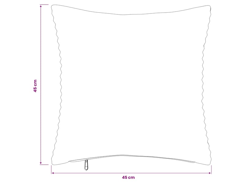  Lot de 2 housses de coussin heerlen jaune 45 x 45 cm velours côtelé cf49449  - Conforama E