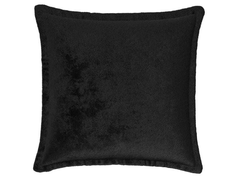 Lot de 2 housses de coussin houten noir 35 x 35 cm flanelle cf49539 - Conforama A