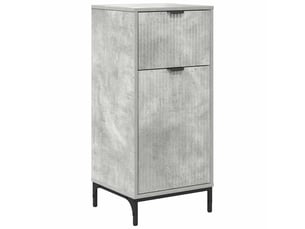 Cabinet de salle de bain, armoire salle de bain gris béton 39,5 x 36 x 88 cm cf65366