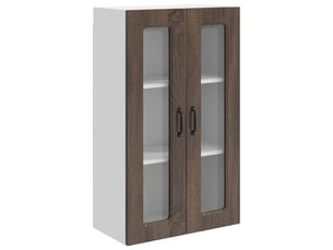Meuble mural de cuisine | armoire de cuisine chêne brun 60x31x100cm shl8496