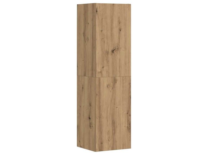  Lot de 3 meuble tv mural, meuble tv suspendu chêne artisanal bois d'ingénierie shl93837  - Conforama E