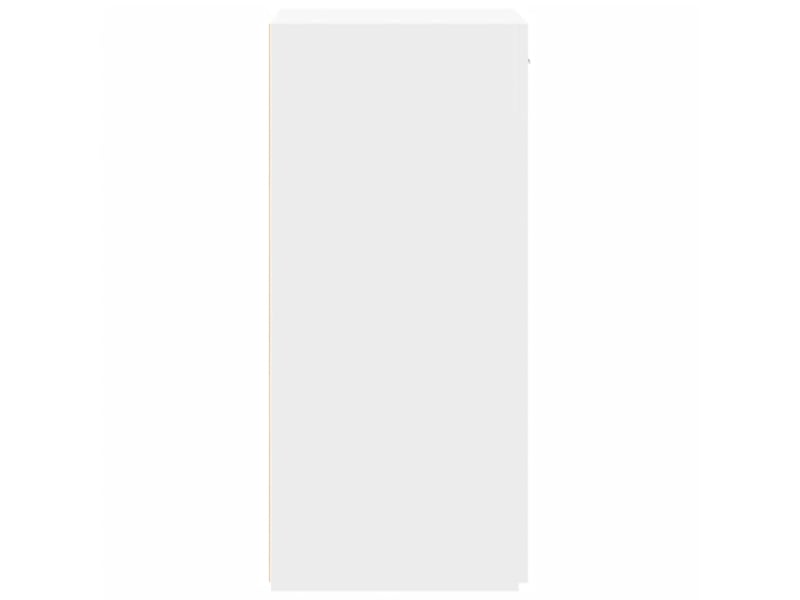  Buffet - bahut - meuble de rangement blanc 50x42,5x93 cm bois d'ingénierie  - Conforama E