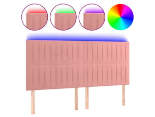 Tete de lit A poser largeur 200 cm   rose
