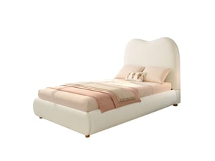 Lit coffre 90x200 cm    coloris beige
