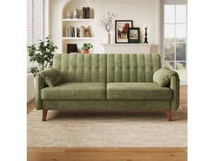 Canapé droit fixe <strong>MODENVIE</strong> <strong></strong> 2 places Polyester vert