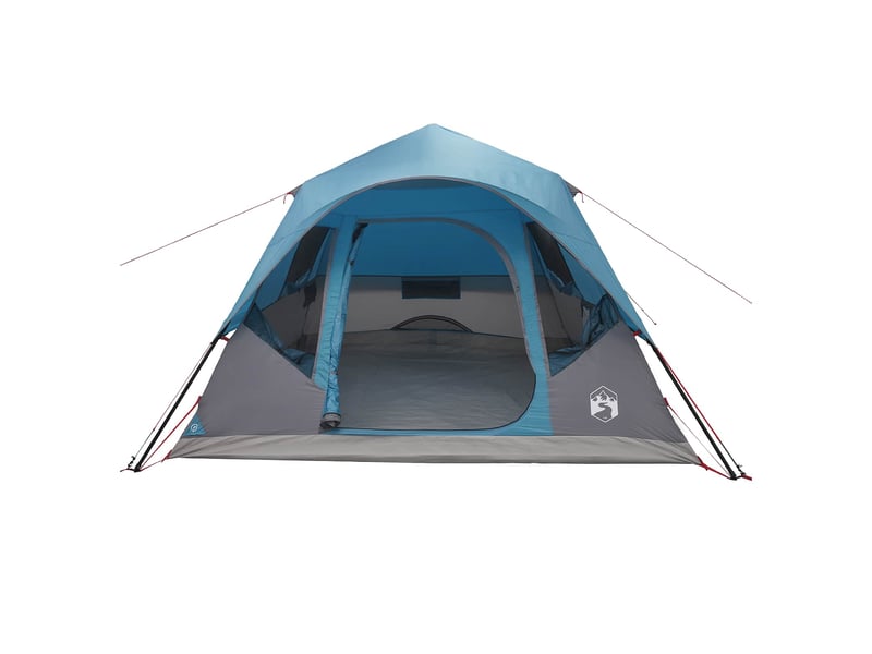  Tente instantanée, tente de camping bleu 305x275x190 cm polyester et acier  - Conforama D