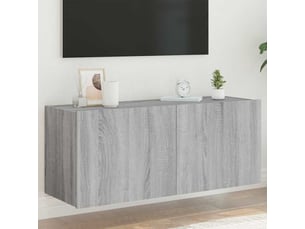 Meuble tv coloris gris 100 cm
