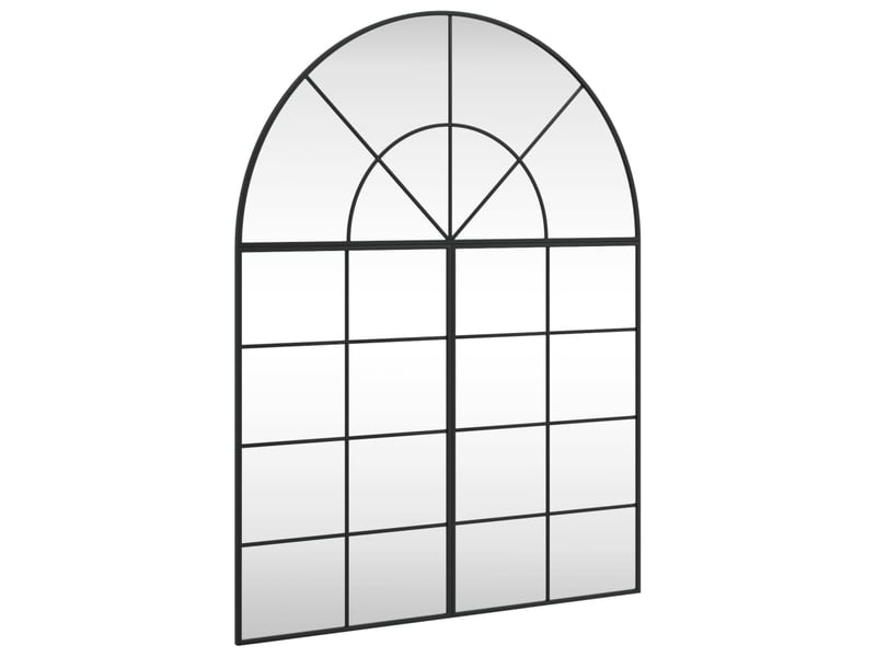  Miroir mural noir 100x130 cm arche fer cf62844  - Conforama A