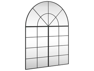 Miroir rectangulaire à fixer coloris noir <strong></strong> <strong></strong> - 100 cm x 130 cm