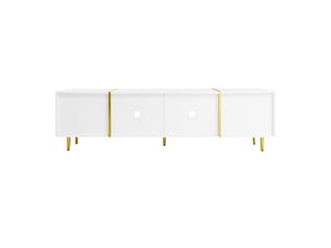 Meuble tv coloris blanc 96 cm SOGEU  