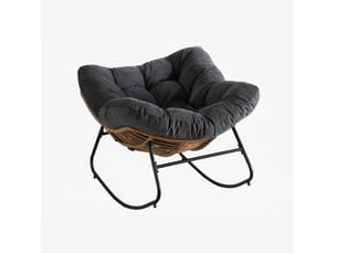 Fauteuil fixe <strong>MODFU</strong> Tissu noir