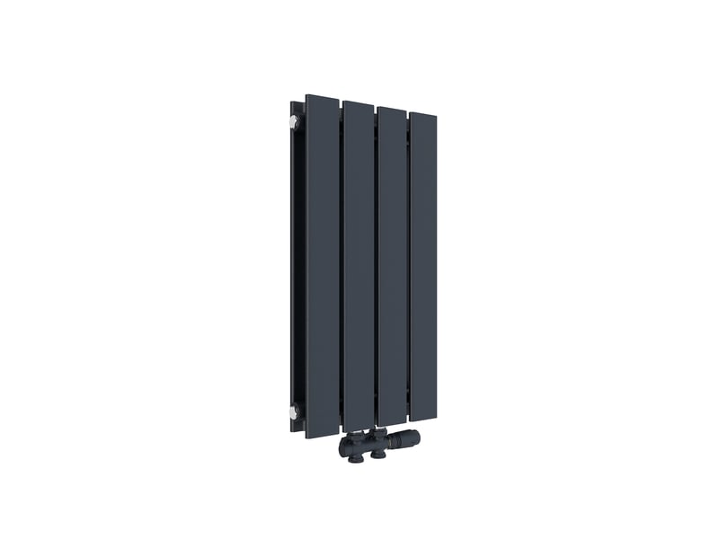  Emke radiateur à eau chaude, radiateur plat double couche connexion centrale, anthracite 60x30cm, 384w  - Conforama A