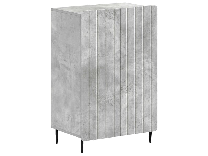  Meuble à chaussures, cabinet à chaussures zwolle 59,5x39,5x91,5 cm gris béton  - Conforama A