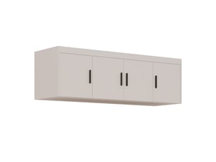 Surmeuble armoire storicos 4 portes beige 176x55x53 cm