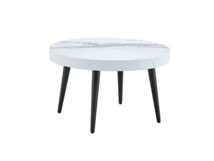 Table basse rond(e) coloris bicolore SOGEU 