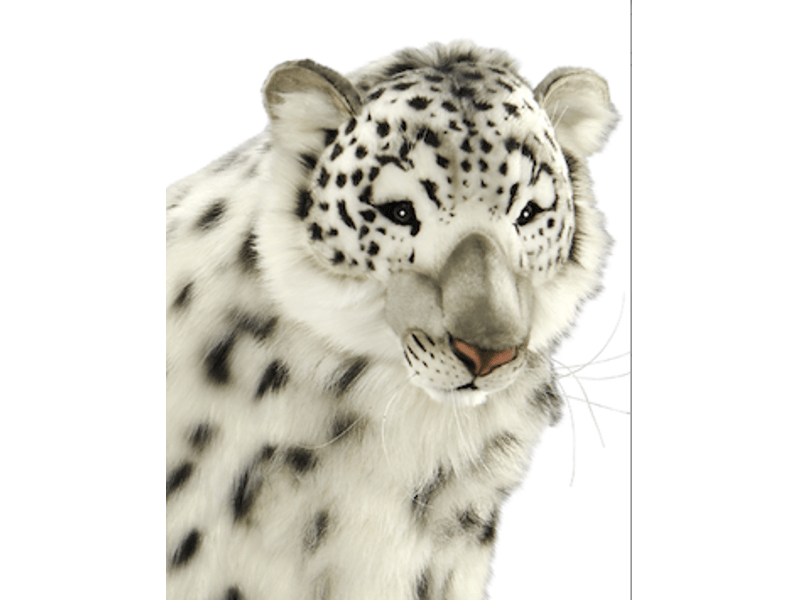  Hansa peluche geante leopard des neiges 95 cm h et 122 cm l 4282 - Conforama B
