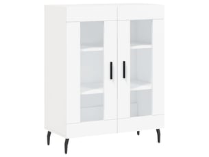 Buffet - bahut - meuble de rangement blanc 69,5x34x90 cm bois d'ingénierie
