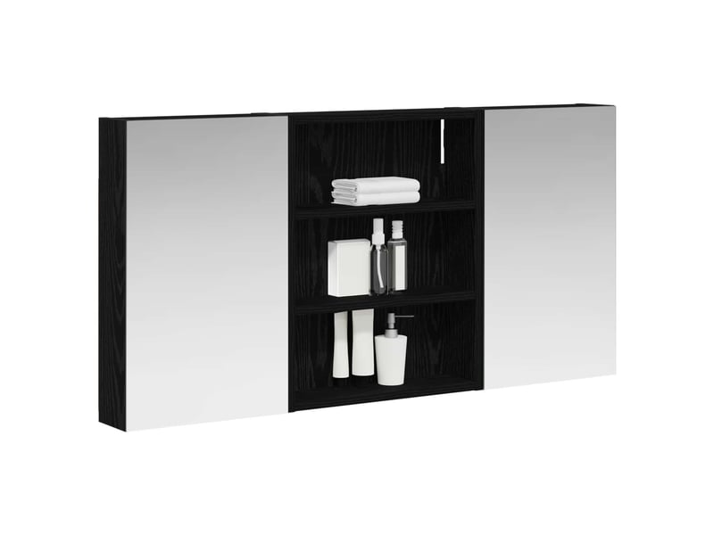 Ensemble de meubles de salle de bain 3 pcs 100x10.5x50 cm shl5749 - Conforama C