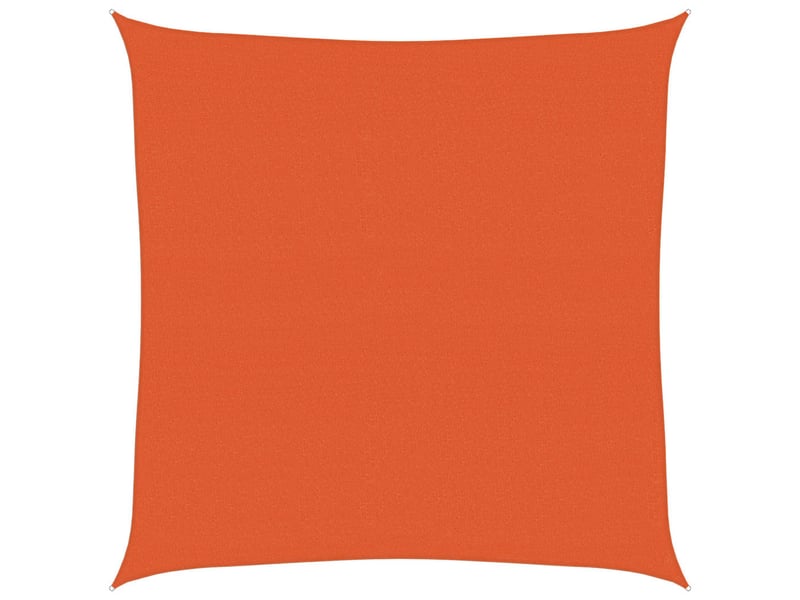  Voile d'ombrage - voile d'ombre - voile parasol 160 gm² carré orange 4x4 m pehd  - Conforama A