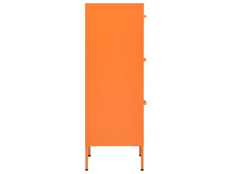 Armoire de rangement, rangement bureau orange 42,5x35x101,5 cm acier shl4352  - Conforama D
