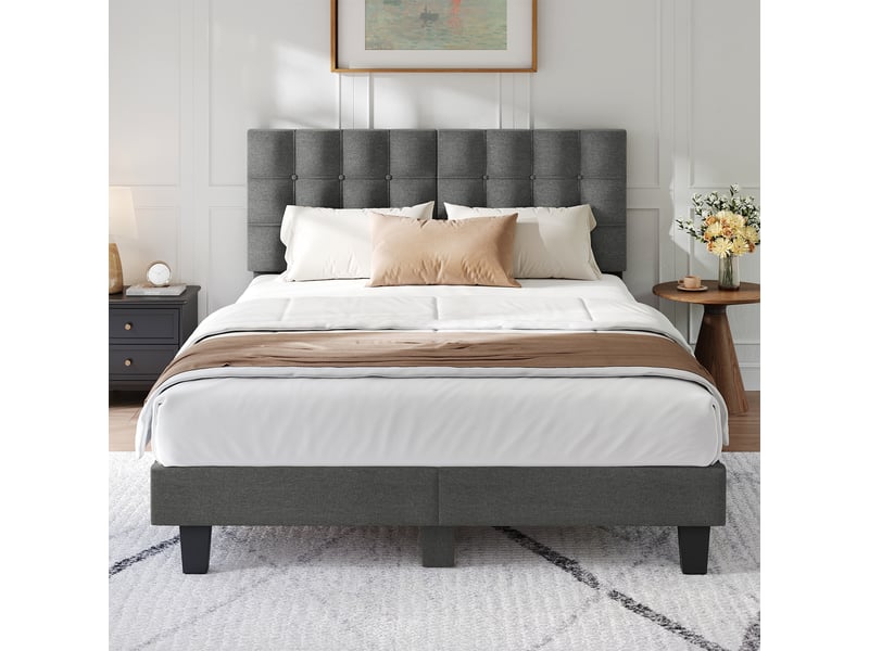 Lot de 2 Oreillers 60x60 cm - 100% Polyester - Maintien Parfait Ultra Moelleux - Soutien Cervicales - Oreillers à Rayures  - Conforama R
