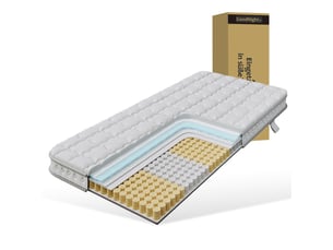 Matelas 90x190 cm <strong>PEXCHO</strong> <strong></strong> Coton soutien Medium épaisseur 10 cm