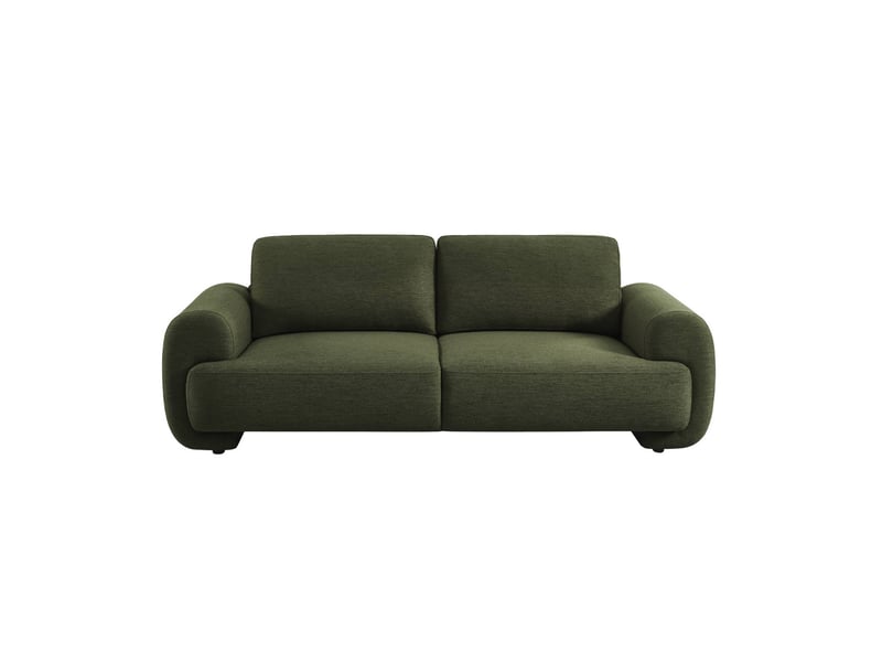 Canapé 3 places tissu kaki - zenio  - Conforama B