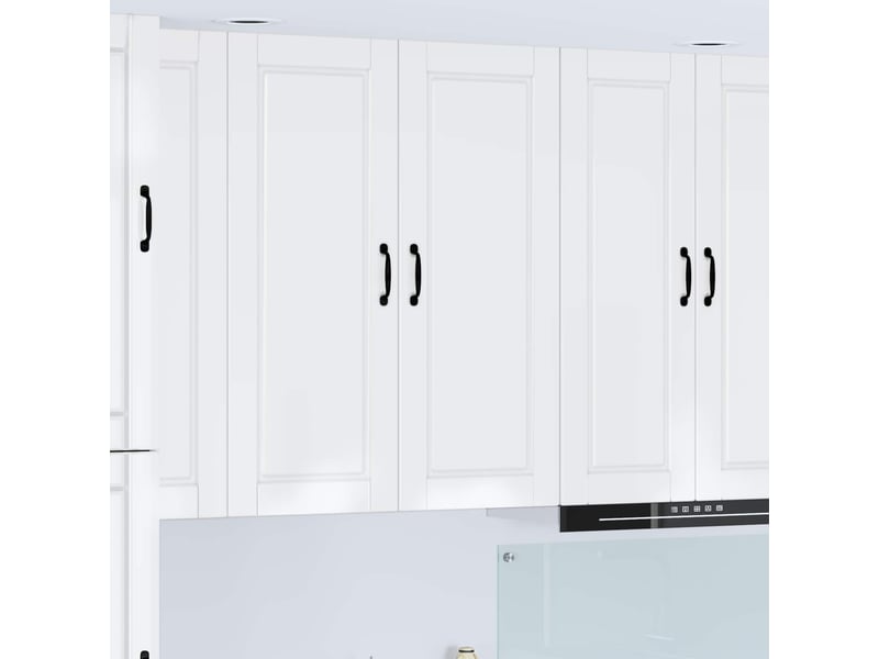  Meuble mural de cuisine, armoire de cuisine blanc brillant 40x31x100cm shl3759  - Conforama B