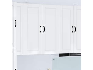 Meuble mural de cuisine, armoire de cuisine blanc brillant 40x31x100cm shl3759