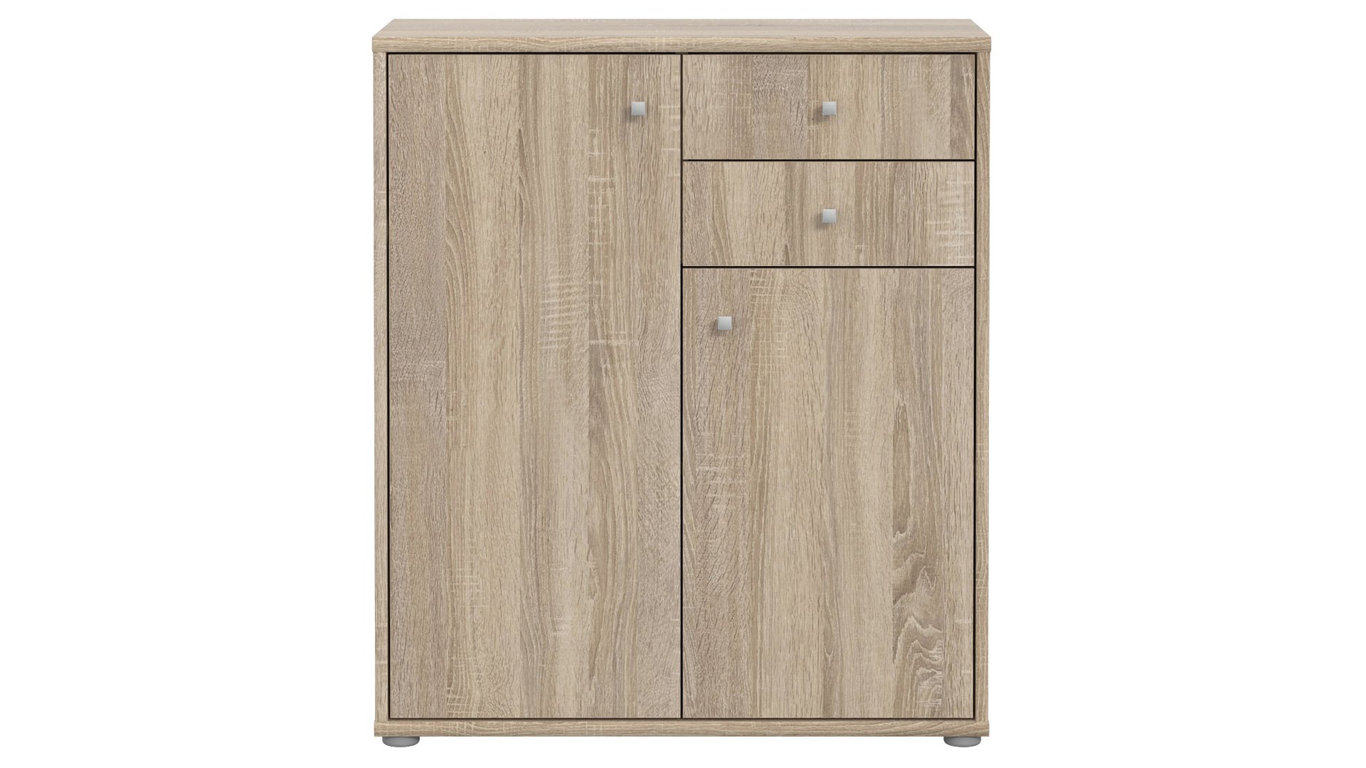 Commode TEMPRA bois clair 85.5 Conforama