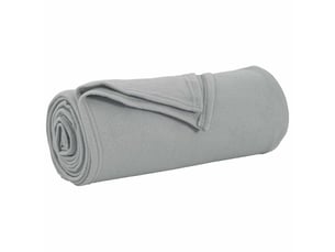 Plaid canapé gris 170x130 cm 0.33 kg polaire