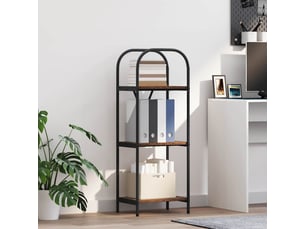Étagère 3 niveaux, étagère de rangement 40 x 30 x 109 cm bois d'ingénierie shl713